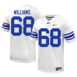 Andrew Williams BYU #68 White College Football 2026 Mens Jerseys 486478-116