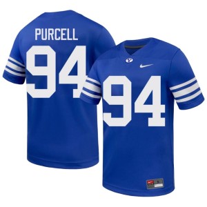Anisi Purcell Cougars College Football #94 Royal Mens Limited Jerseys 391950-921