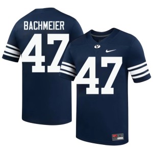 Bear Bachmeier BYU Cougs Player College Football Navy #47 Men Jersey 854805-897
