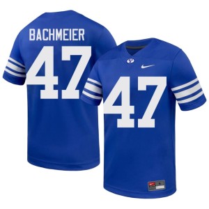 Bear Bachmeier Cougars Alumni Royal #47 Mens College Football Jersey 355141-609