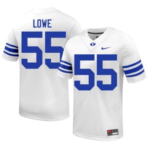 Blake Lowe Alumni College Football Men #55 BYU Cougars White Jersey 478515-774