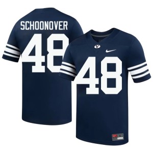 Bodie Schoonover Limited #48 Mens College Football Navy Cougars Jerseys 381417-390