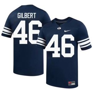 Braden Gilbert Men's Replica Navy College Football #46 Cougs Jersey 254852-353