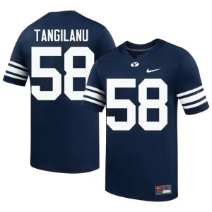 David Tangilanu Men's Navy College Football The Y #58 Official Jersey 669123-198