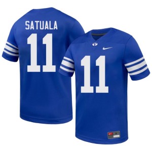 Faletau Satuala Game College Football Royal #11 Mens Cougars Jerseys 423847-549