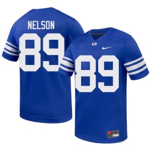 Jett Nelson Official Royal College Football Mens BYU #89 Jersey 455310-278