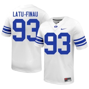 Kelepi Latu-Finau White College Football Limited Men #93 Cougars Jerseys 762963-371