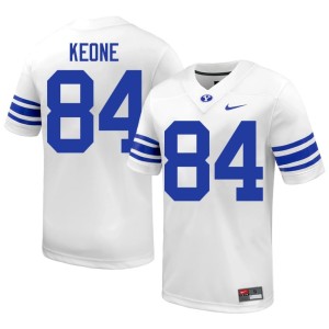 Kila Keone White #84 The Y NCAA College Football Men Jersey 637516-220