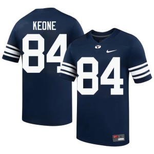 Kila Keone Navy #84 Brigham Young University College Football Official Men's Jerseys 850180-567