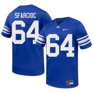 Kyle Sfarcioc 2026 Men Royal College Football Brigham Young University #64 Jerseys 285175-189