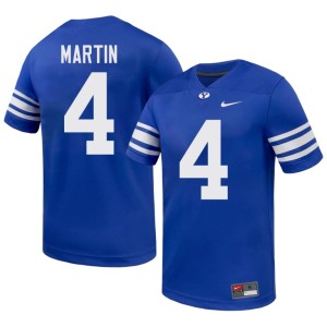 LJ Martin #4 College Football Men's Royal Cougs NCAA Jersey 772328-772