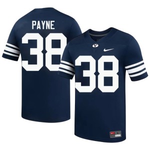 Logan Payne #38 Mens Navy Brigham Young University High School College Football Jersey 420312-127