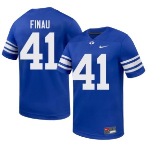 Lucky Finau College Football Royal 2026 #41 BYU Mens Jersey 147249-990