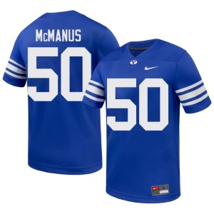 Maverick McManus BYU Cougars College Football Men #50 Royal 2026-27 Jersey 693018-700