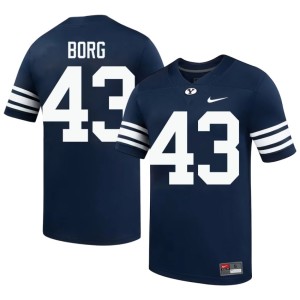 Owen Borg College Football Replica #43 Cougars Navy Mens Jerseys 812764-108