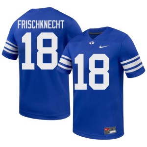 Reggie Frischknecht Mens Royal 2026 College Football BYU Cougs #18 Jersey 732995-174
