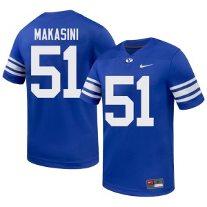 Sonny Makasini BYU Cougars Royal College Football #51 Men's Alumni Jersey 330771-894