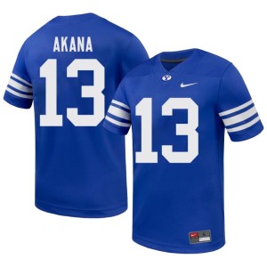 Tausili Akana #13 College Football Royal Game Mens The Y Jersey 108320-382