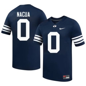 Tei Nacua Mens College Football Cougars #0 Alumni Navy Jerseys 351888-311