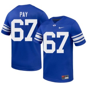 Trevor Pay Royal College Football #67 Men Go Cougars Replica Jerseys 271381-285
