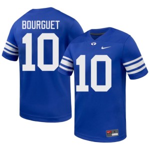 Treyson Bourguet Royal Brigham Young University Cougars #10 Men College Football Game Jerseys 171998-523