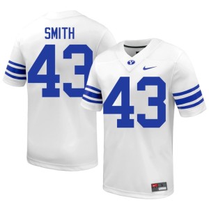 Ty Smith College Football White The Y #43 Mens University Jerseys 772190-921