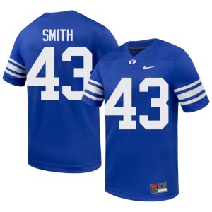 Ty Smith College Football Men's Royal #43 Go Cougars High School Jersey 655484-784