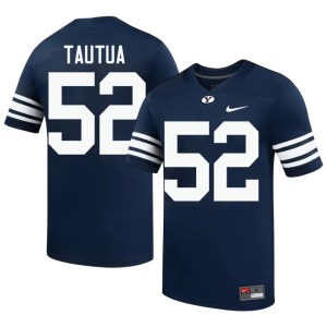 Vincent Tautua BYU College Football #52 Navy Limited Men Jersey 372572-222