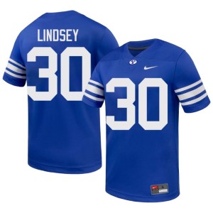 Braxton Lindsey Royal #30 College Football Game The Y Men's Jerseys 964419-639