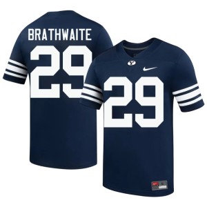 Justice Brathwaite Navy #29 Brigham Young University Cougars 2026-27 College Football Men Jerseys 119252-993