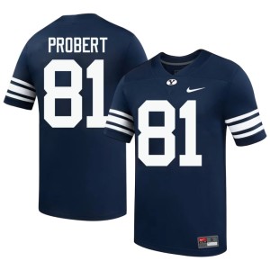 Marion Probert #81 The Y Mens Limited Navy College Football Jerseys 118975-272
