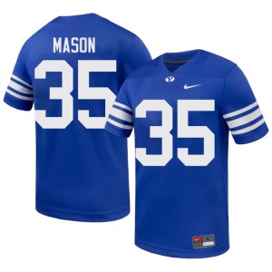 Matthew Mason Royal Men Cougars NCAA #35 College Football Jerseys 351455-716