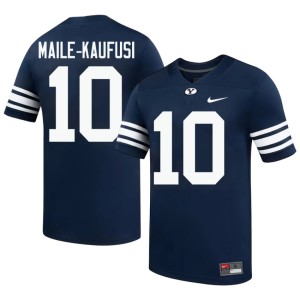 Orion Maile-Kaufusi Cougs College Football Stitched Navy Mens #10 Jerseys 688281-612