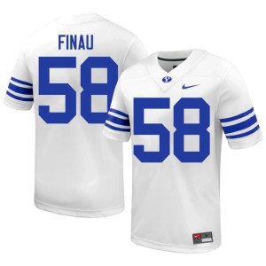 Paki Finau White Alumni Men's BYU College Football #58 Jerseys 816932-816