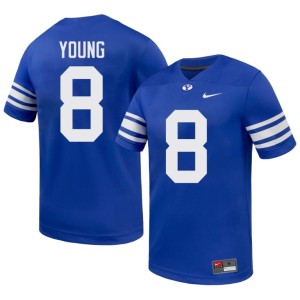 Steve Young Men #8 The Y Royal College Football Game Jersey 784750-111