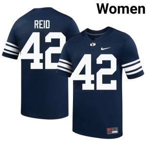 Adney Reid #42 Navy NCAA Womens College Football BYU Cougars Jersey 757671-105