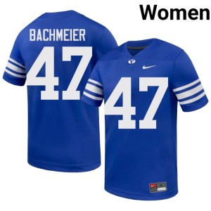 Bear Bachmeier NCAA College Football Cougars Royal Womens #47 Jerseys 828142-903