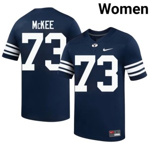 Caden McKee Women's BYU Cougs #73 Navy College Football Game Jerseys 421750-302