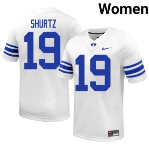 Fuller Shurtz 2026 College Football #19 Cougars Womens White Jersey 616567-241