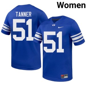 Gage Tanner Women Royal BYU Cougs Alumni #51 College Football Jerseys 117659-169