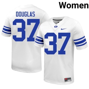 Joseph Douglas White Brigham Young University Replica #37 College Football Women Jerseys 107230-266