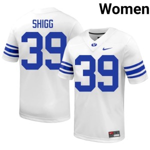 Seth Shigg White 2026-27 Brigham Young University Cougars Womens #39 College Football Jersey 453855-118
