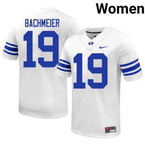 Tiger Bachmeier White #19 BYU Cougs Women's College Football 2026 Jersey 467689-637