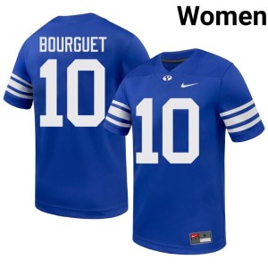 Treyson Bourguet #10 Go Cougars Royal Limited College Football Women's Jersey 252135-366