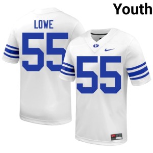 Blake Lowe Cougs Player College Football White Youth #55 Jersey 743624-273