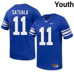 Faletau Satuala Go Cougars Player Royal Youth College Football #11 Jersey 534553-803