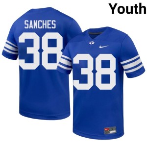 Ian Sanches Youth #38 2026-27 Royal BYU Cougs College Football Jerseys 876560-872