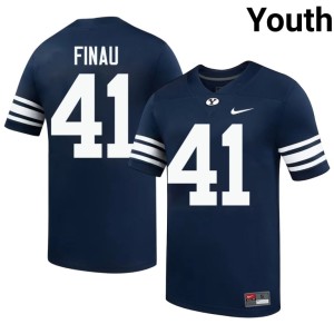 Lucky Finau The Y Youth College Football #41 Alumni Navy Jersey 897738-285