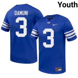Raider Damuni Cougs #3 College Football Youth Royal Limited Jerseys 393208-810