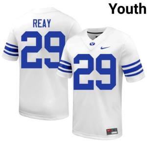 Rowan Reay College Football White Brigham Young University #29 Youth 2026 Jerseys 779981-171